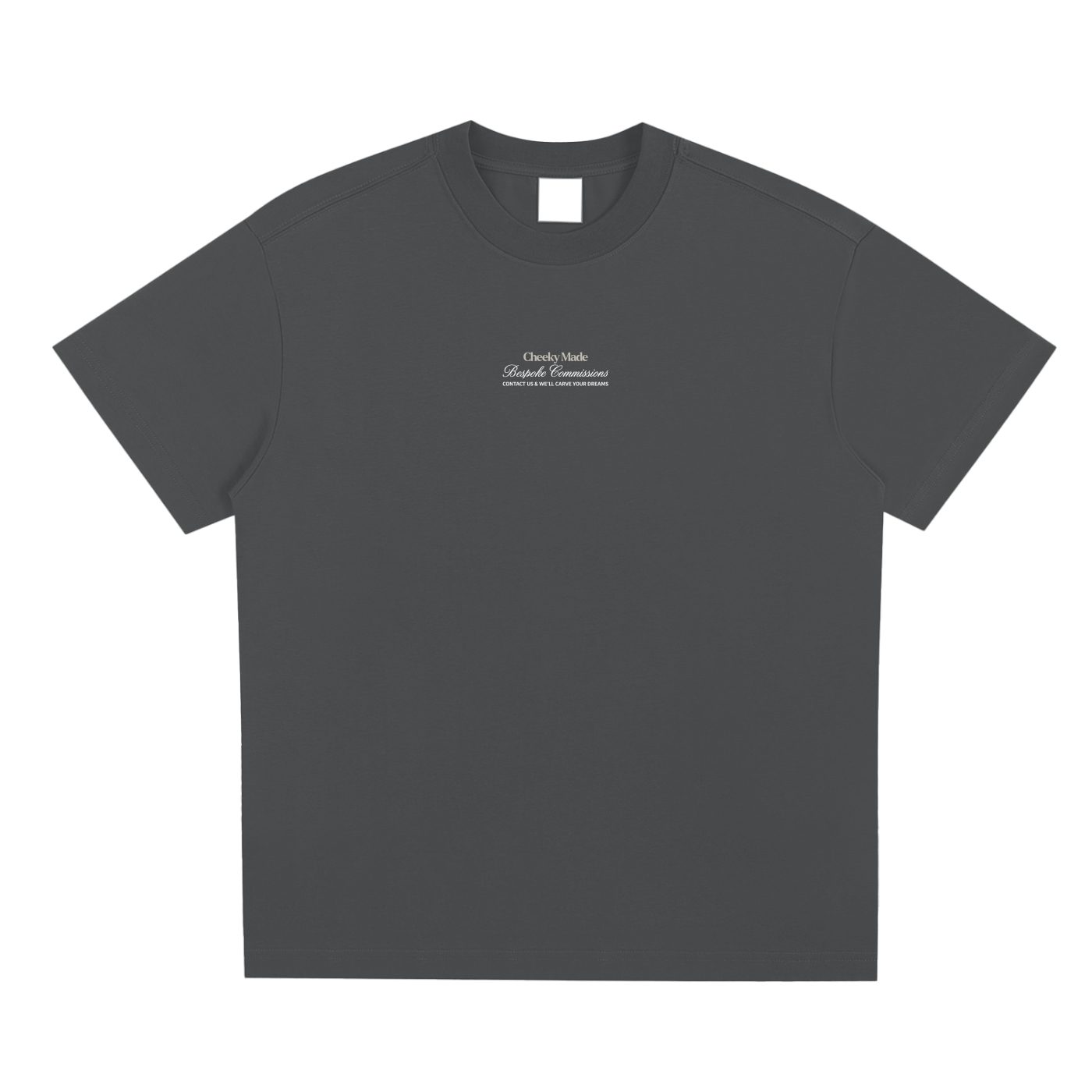 Marble Tee Charcoal